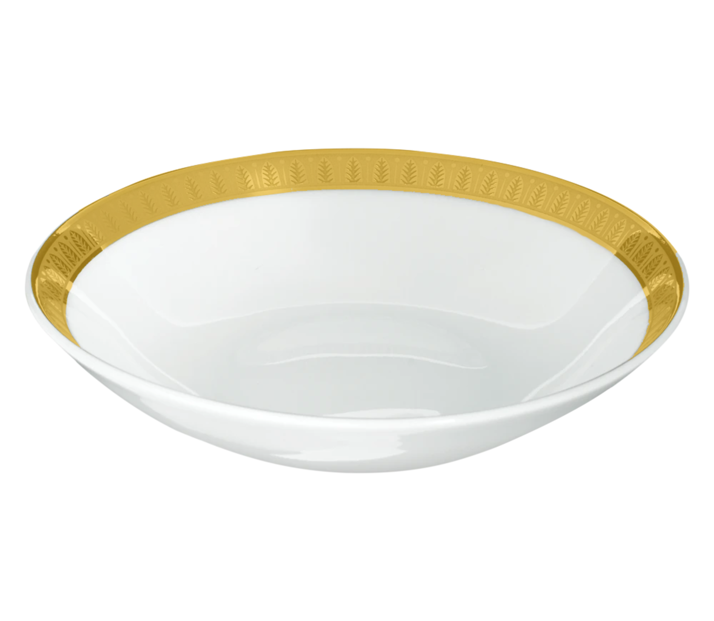 christofle Coupelle chinoise en porcelaine et finition or