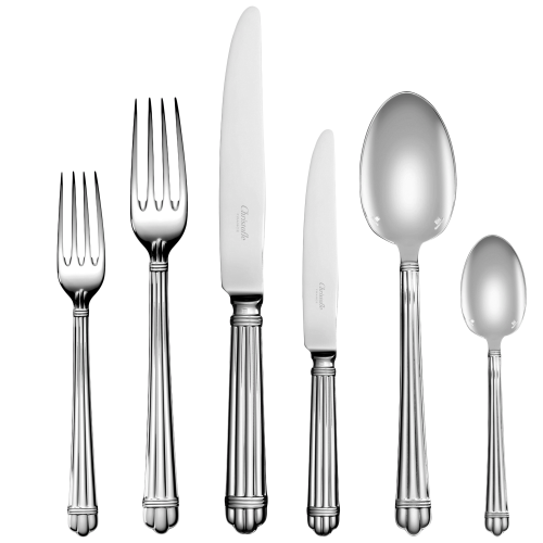 christofle 36-Piece Sterling Silver Flatware Set with Free Chest