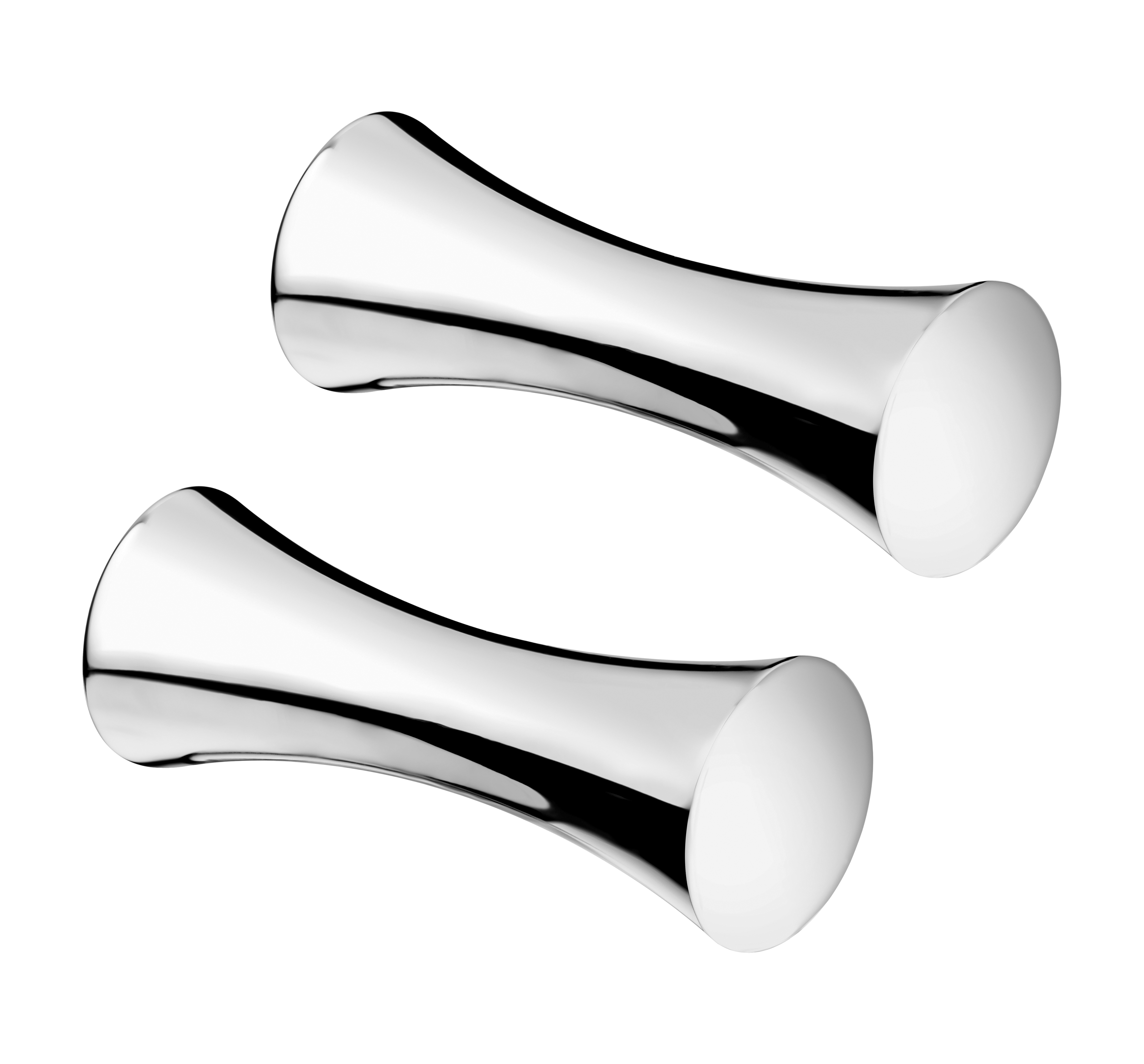 christofle Ensemble de 2 porte-couteaux / baguettes en métal argenté