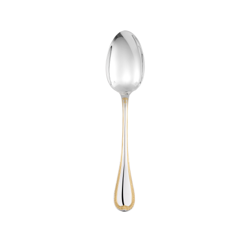 christofle Cuillère à soupe en métal argenté - dorure partielle