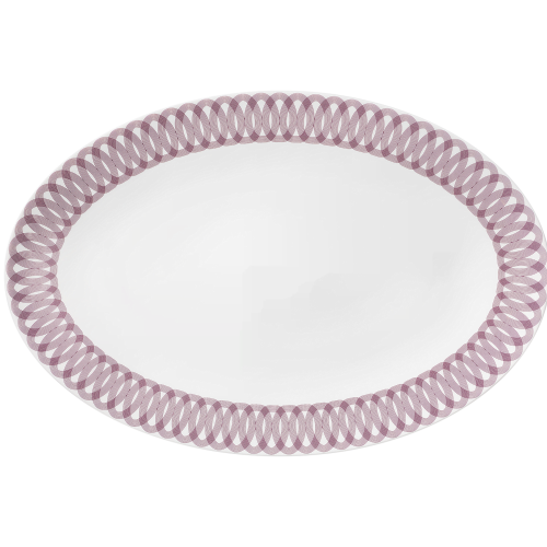 christofle Large Oval Porcelain Platter 