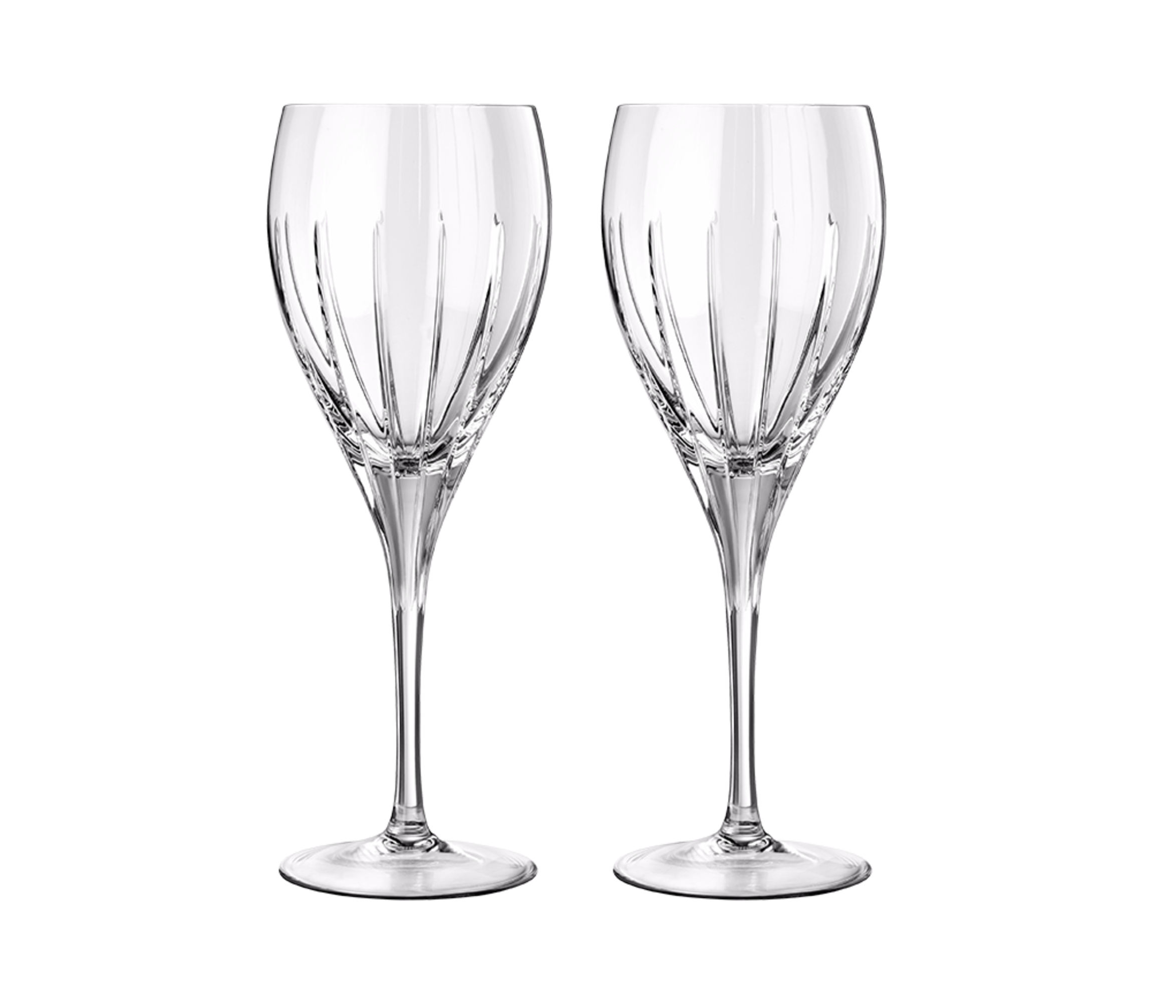 christofle crystal water glass  - set of 2 1