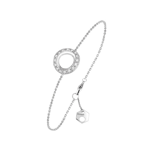christofle Bracelet chaîne or et diamants 