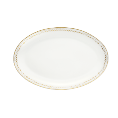 christofle Plat ovale 28 cm finition Or