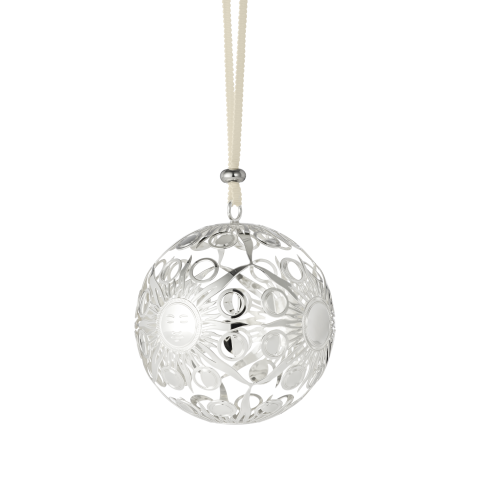 christofle Boule de Noël millésimée en métal argenté - Edition 2023