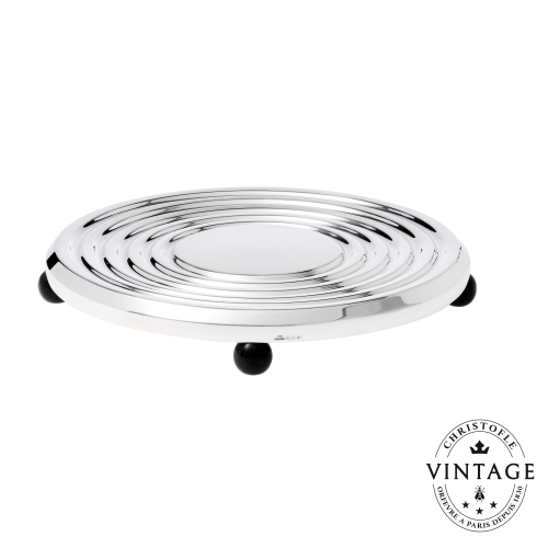 christofle Vintage Silvered Plate Coaster