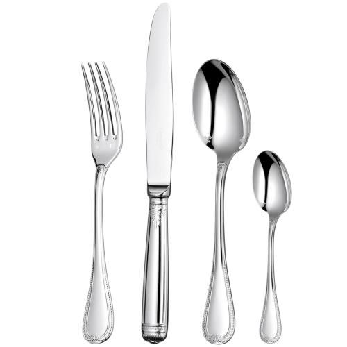 christofle Ensemble individuel (4 pièces) en métal argenté