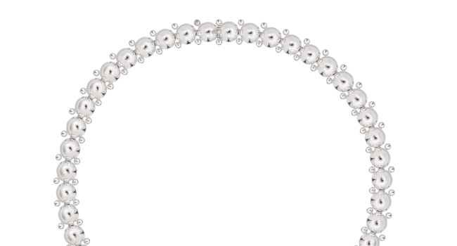 christofle Collier en argent massif