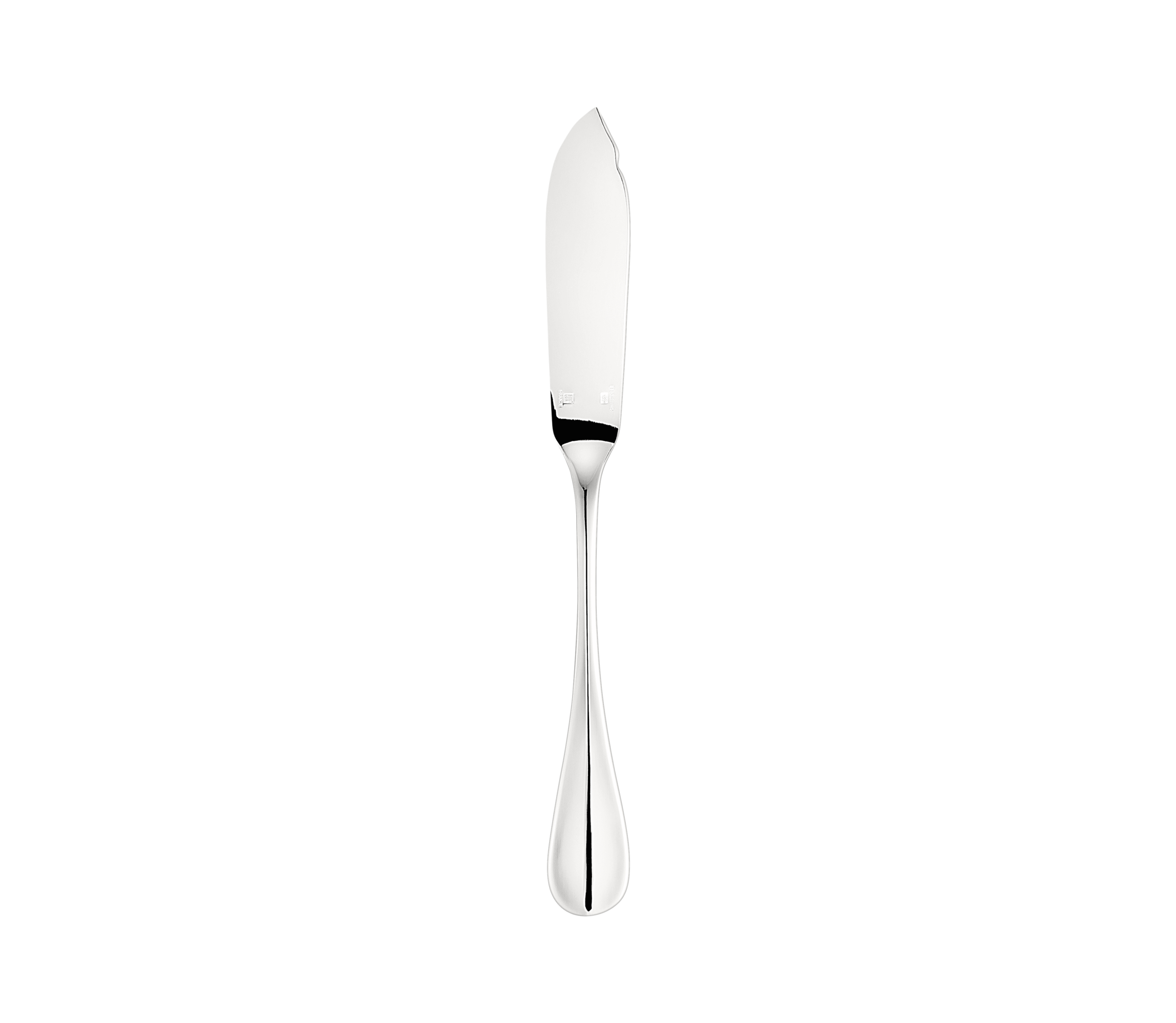 christofle Couteau à poisson en métal argenté