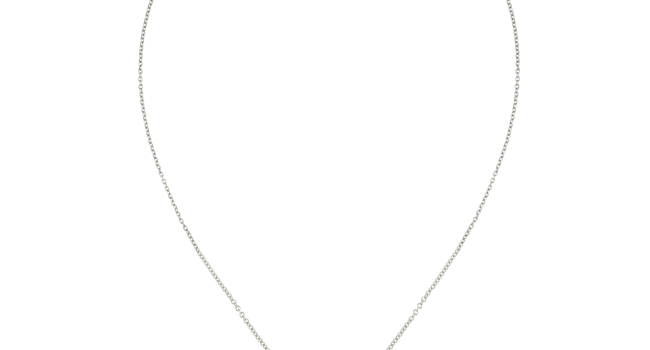christofle Collier 2 anneaux en argent massif