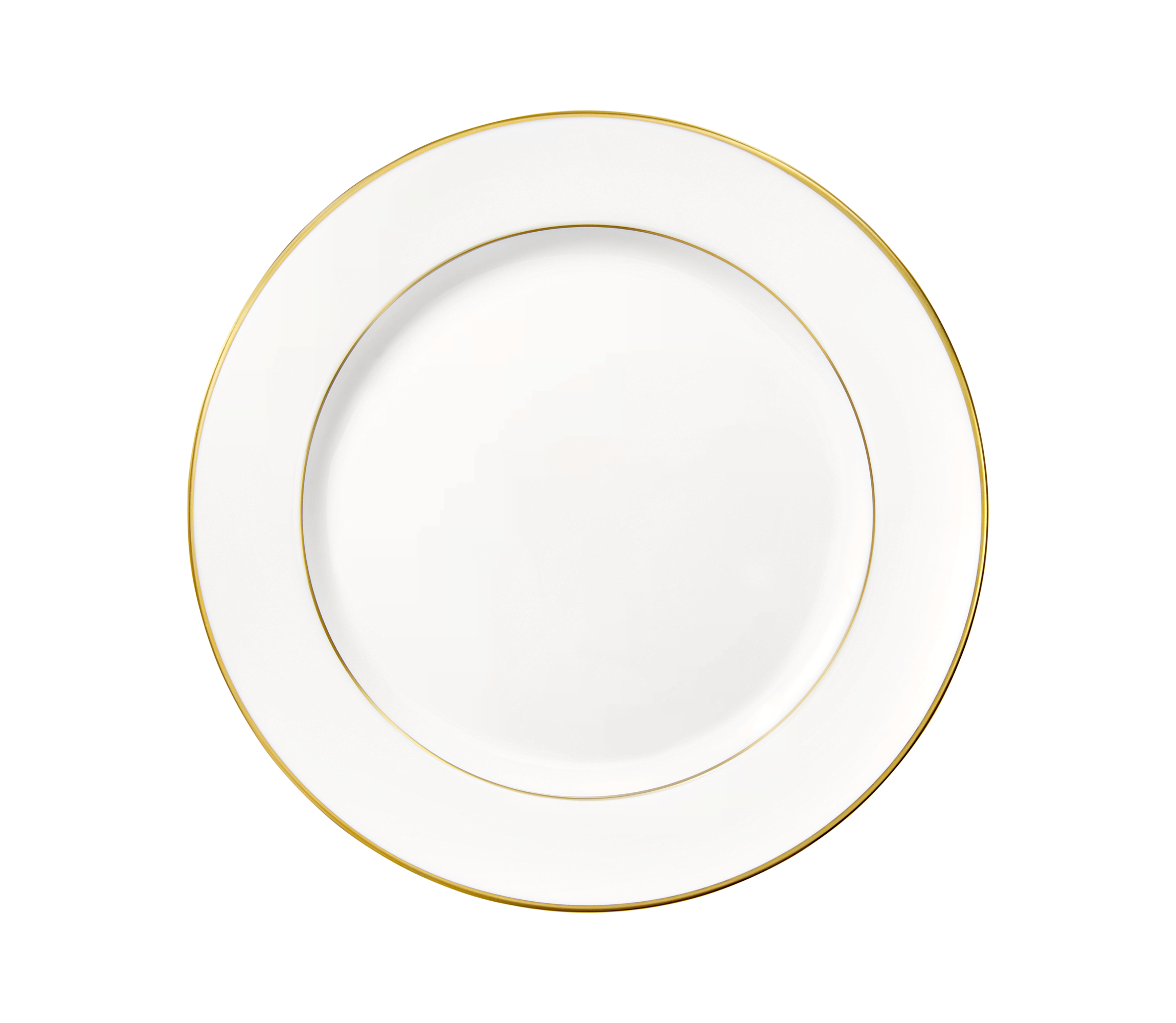 christofle Gilded Porcelain Dessert Plate