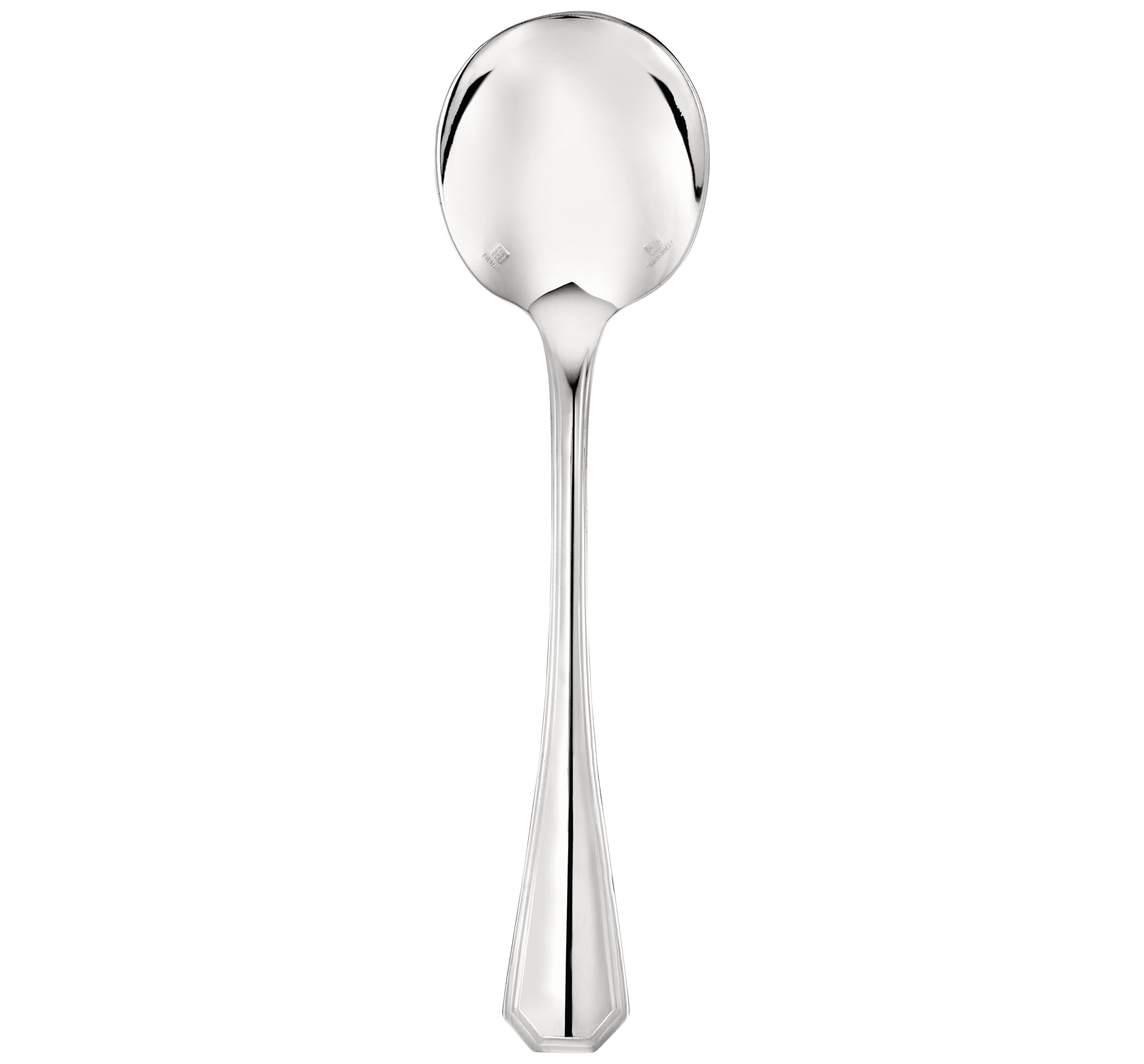christofle Silver-Plated Cream Soup Spoon 