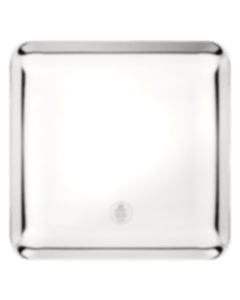 christofle silver-plated large square platter 20x20 1