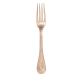 christofle gilded silver plated dinner fork - pink gold 1