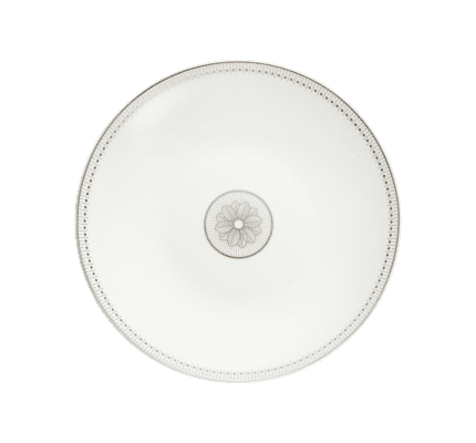 christofle porcelain open vegetable dish platinum finish 0