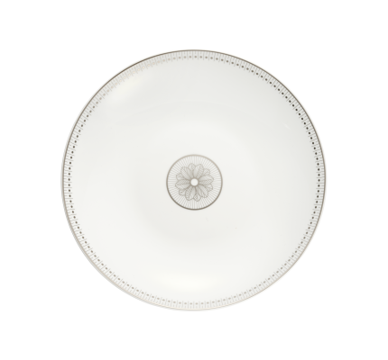 christofle porcelain open vegetable dish platinum finish 0