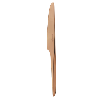 christofle stainless steel table knife - copper colour 2