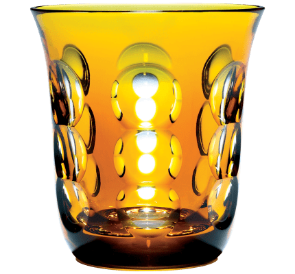 christofle red crystal water glass 2