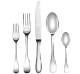 christofle 5-piece sterling silver flatware set 2