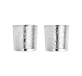 christofle silver-plated shot glasses, set of 2 1