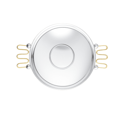 christofle silver-plated centerpiece with gilded handles 1