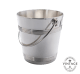 christofle biarritz ice bucket with moving handle, silverware - vintage 1