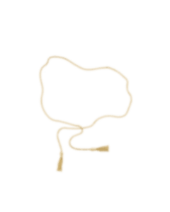 christofle Sterling Silver Gilded 18 Carats Long Necklace - Belt