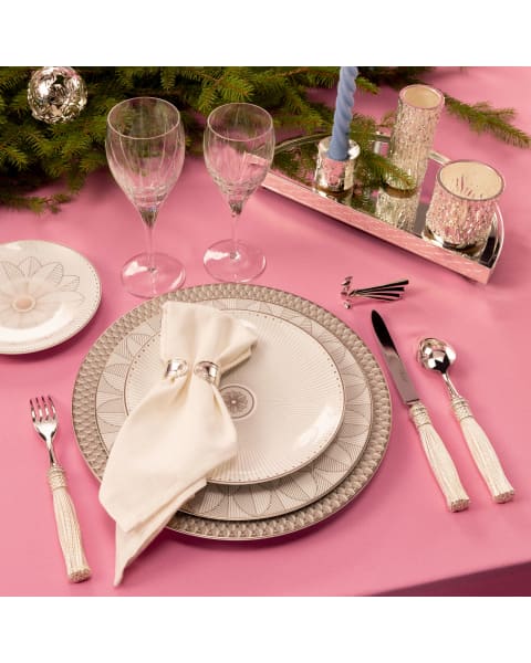 4-piece Silver-plated Individual place settings