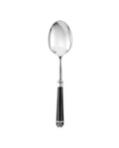 Silver-Plated Serving Spoon - Black