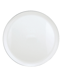 Plat à Tarte Rond En Porcelaine Wm Bartleet & Sons - 20 Cm Blanc Avec Bord Large Pour Cuisson Parfaite