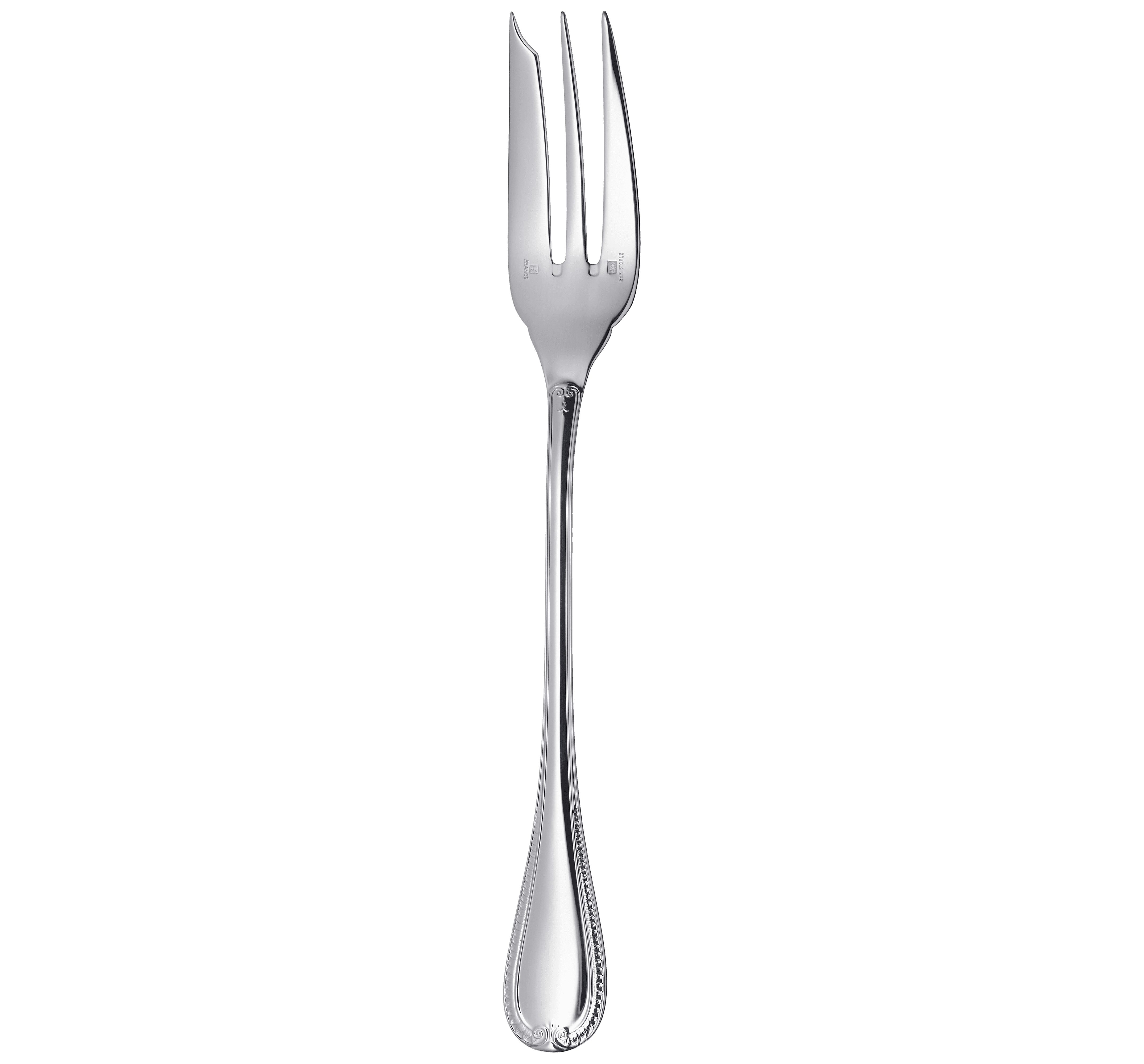 christofle fourchette à servir en métal argenté 1