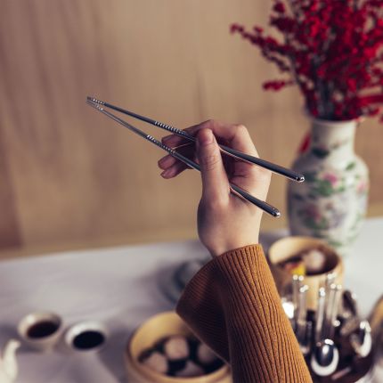 christofle silver-plated chopsticks 3