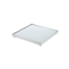 christofle silver-plated square tray surtout 0