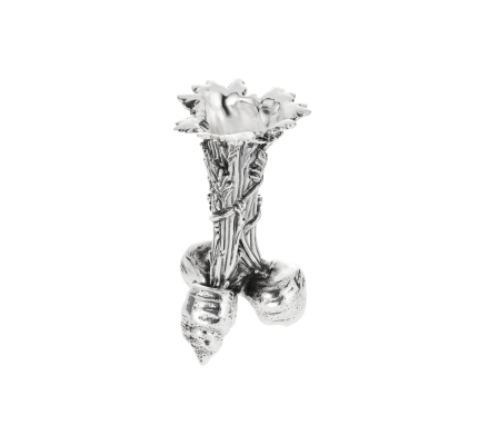 Silver plated Bunch of carrots vase