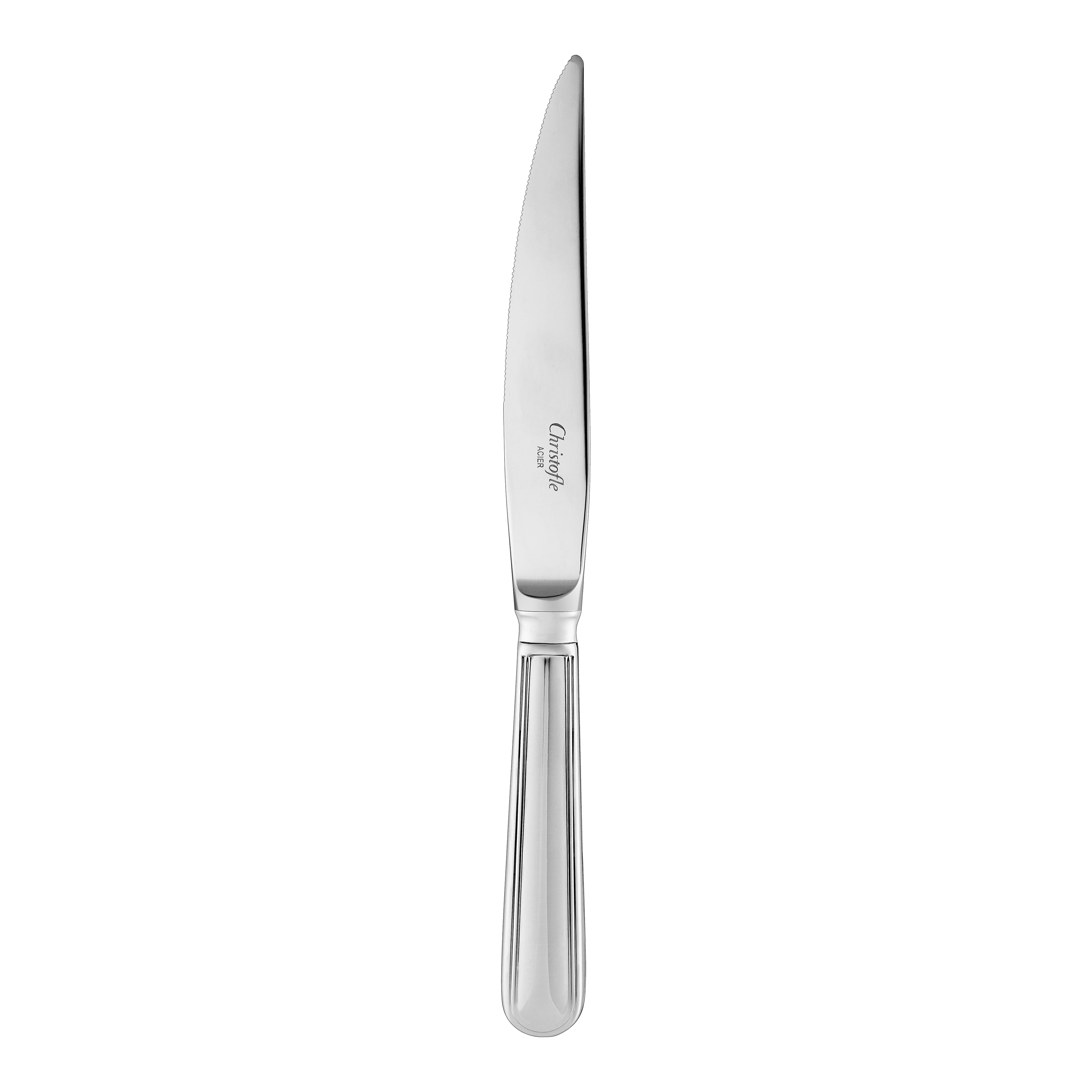 christofle couteau à steak en acier 3