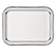 Rectangular tray  Malmaison  Silver plated