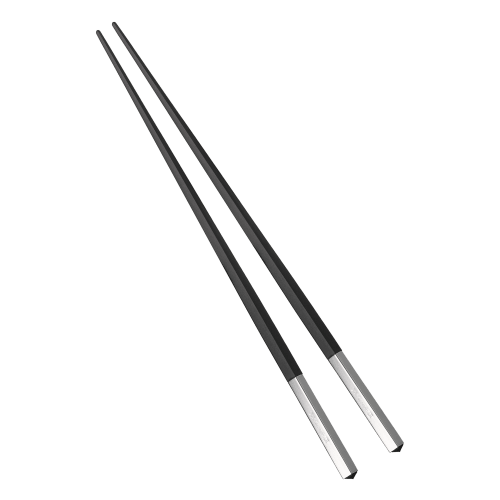 Christofle お箸 Silver-Plated Black Japanese Chopsticks UNI | Christofle USA