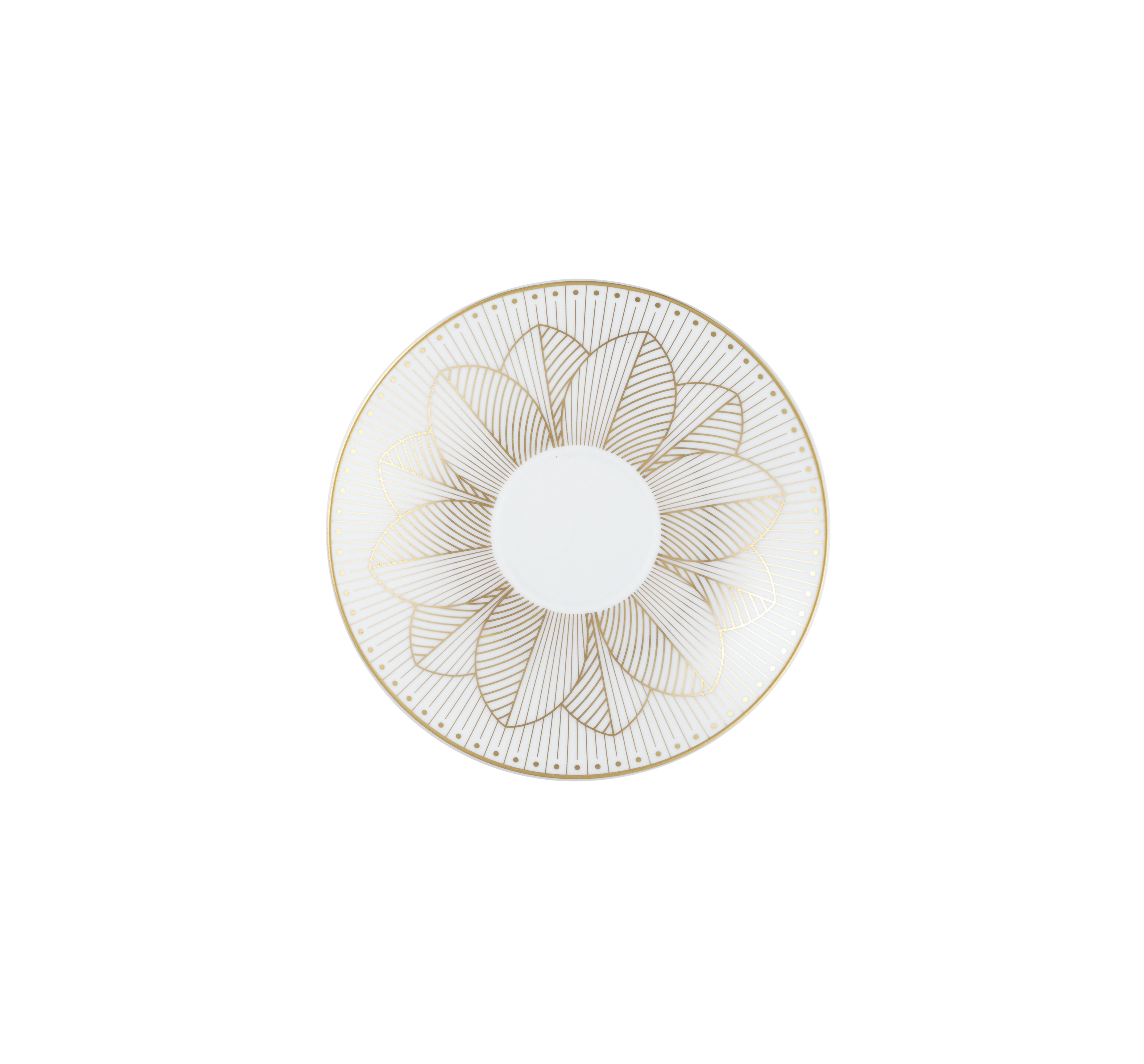 christofle ensemble de 2 tasses à café et soucoupes en porcelaine finition or 3