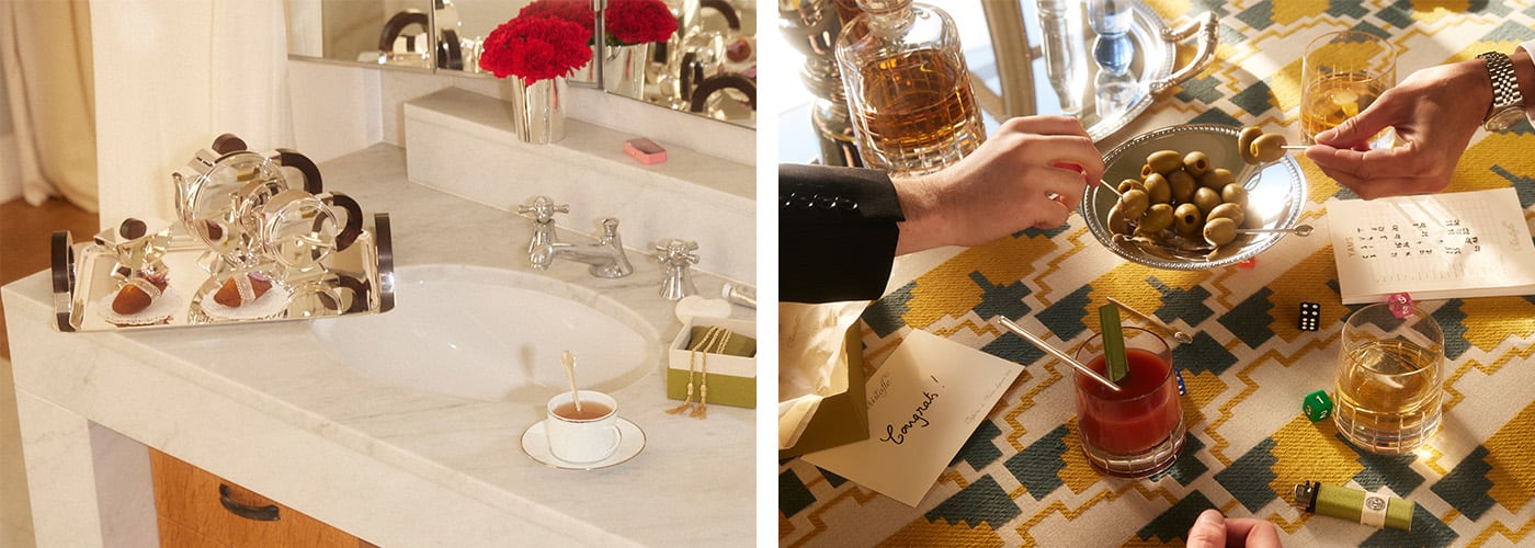 The newlyweds preparation