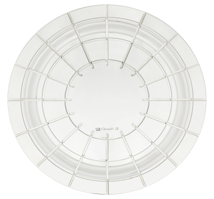 Carafe coaster Graphik  Silver plated