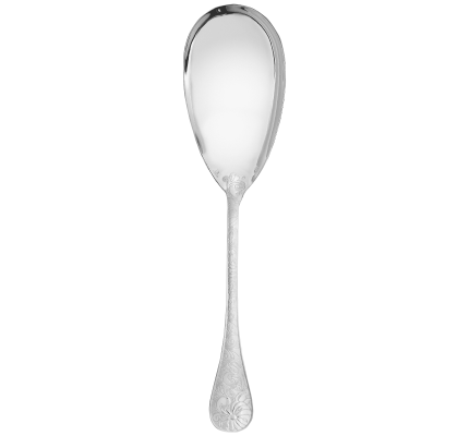 christofle rice and potato spoon jardin d'eden  silver plated 1