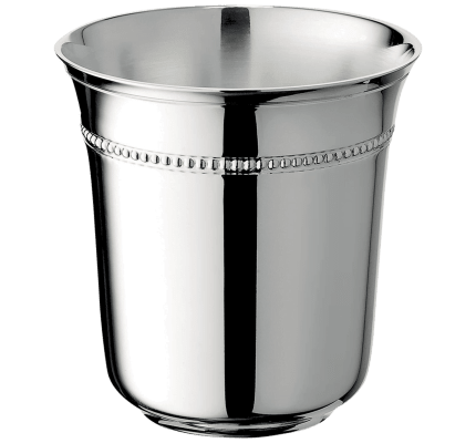 christofle baby cup perles  sterling silver 2