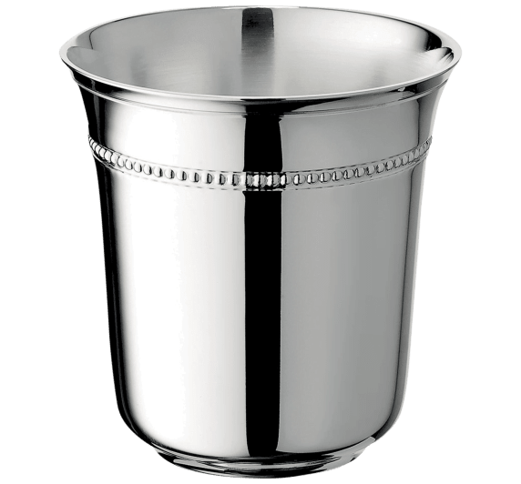 christofle baby cup perles  sterling silver 2