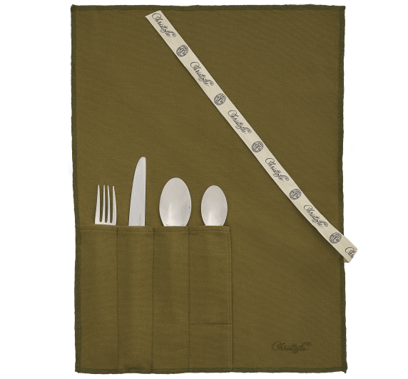 christofle la trousse - 4 piece medium-sized silver plated individual set 3