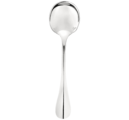 christofle cream soup spoon fidelio  silver plated 1