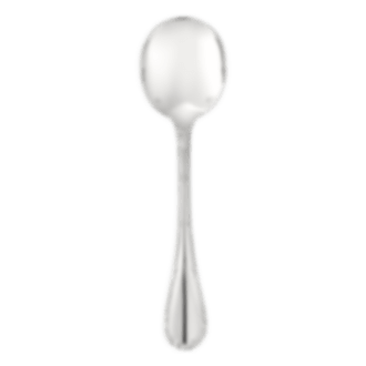 christofle cream soup spoon rubans  silver plated 1