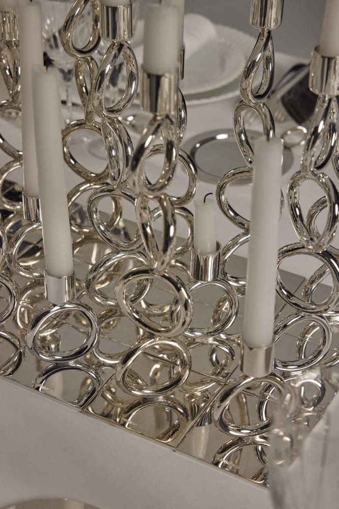 Silver-plated Candelabra Vertigo