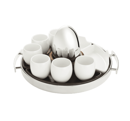 christofle set of 2 porcelain espresso coffee cups 0