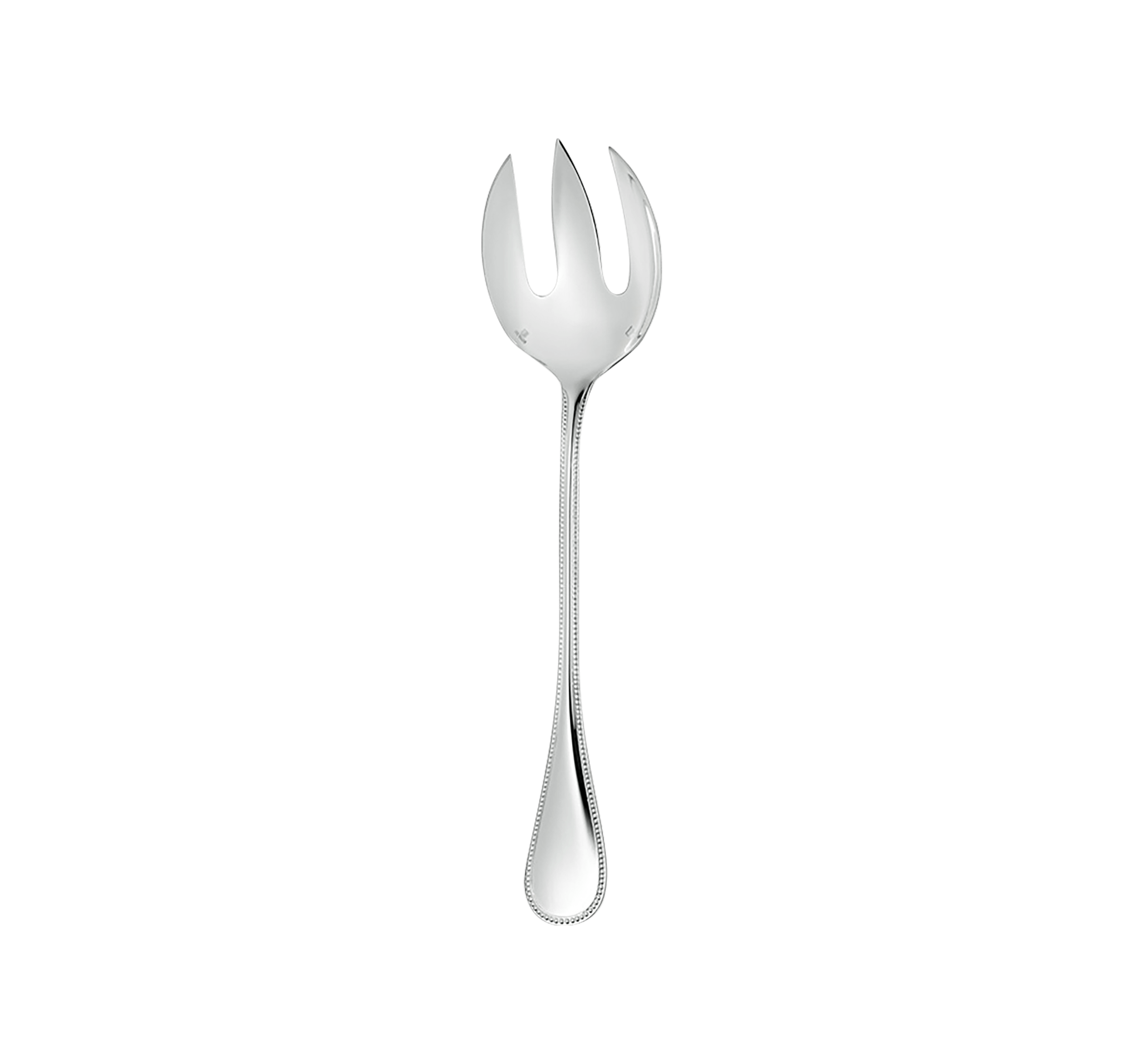 christofle fourchette à  salade en argent massif 1