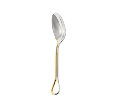 Partially Gilded Silver-Plated Tablespoon